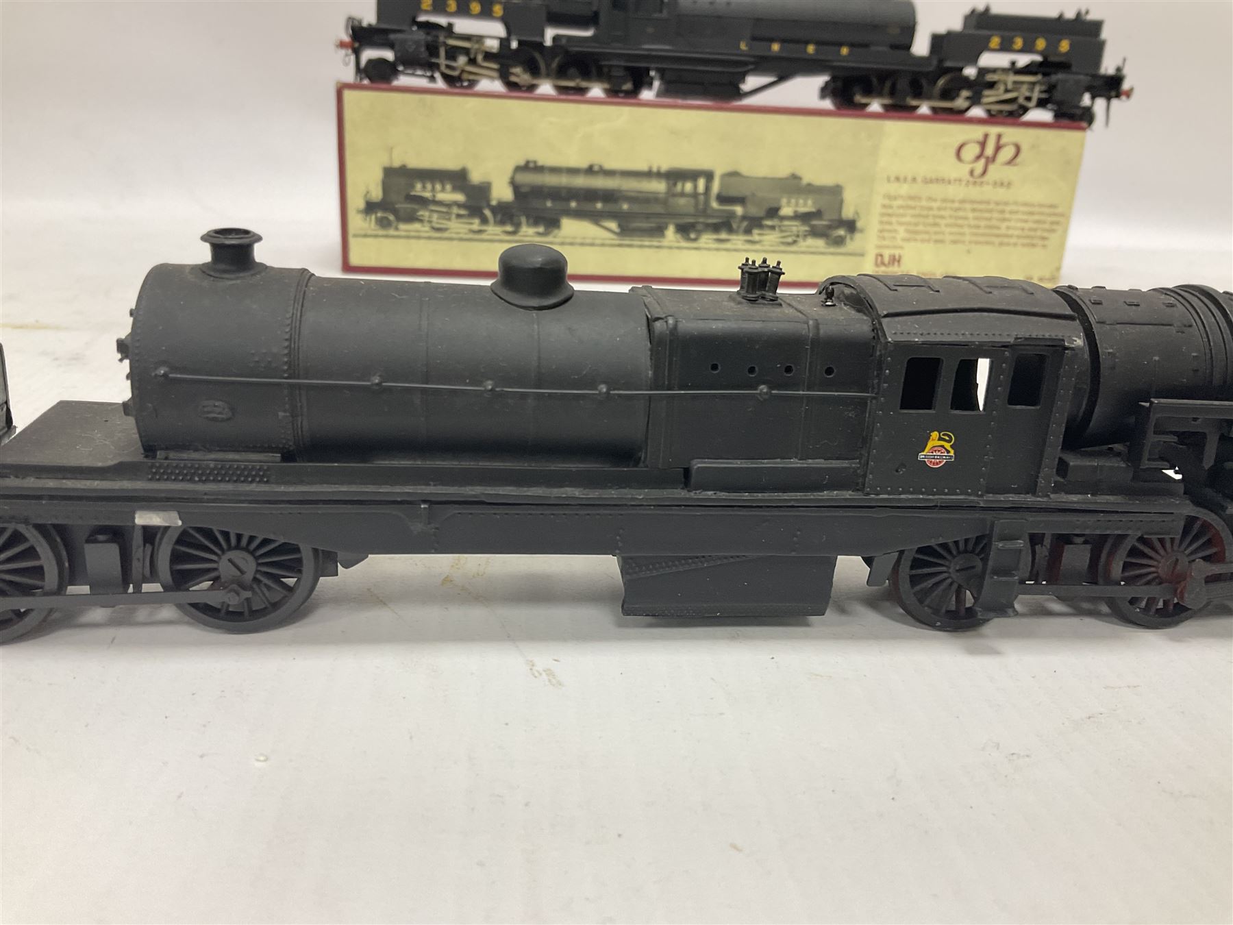 DJH Model ‘00’ gauge - kit-built K40 Class U1 LNER Garratt 2-8-0+0-8-2 locomotive no.2395, with original box; together with similar kit-built LMS Beyer-Garratt 2-6-0+0-6-2 locomotive no.47982 