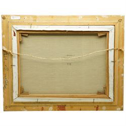 Norman Henry French 'Rima' (British, 1906-1984): Venetian Landscape with Gondoliers, oil on canvas signed 45cm x 60cm