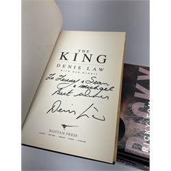 Mostly signed books including 'The Reapers', 'The Wolf in Winter', 'The Killing Kind', 'Dark Hollow' and 'Every Dead Thing' by John Connolly, 'Started Early, Took My Dog' by Kate Atkinson, 'In the Frame my life in Words and Pictures' by Helen Mirren, 'Lokk who it is!' by Alan Carr, 'Ricky' by Ricky Tomlinson etc and an unsigned copy of 'The Unseen Archives A Photographic history of Manchester United' by Lance Bellers, Steve Absalom and Simon Spinks (18)