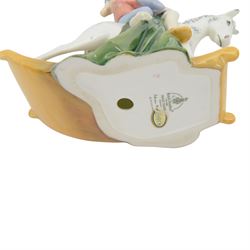 Royal Doulton Figure Hold Tight HN3298, together with May HN2746 and Fiona HN3252