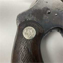 Deactivated Colt Official Police 38-200 six-shot revolver, the 13cm(5