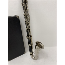  LeBlanc Paris four-piece bass clarinet, serial no. 5197, L96cm, in fitted case with accessories  