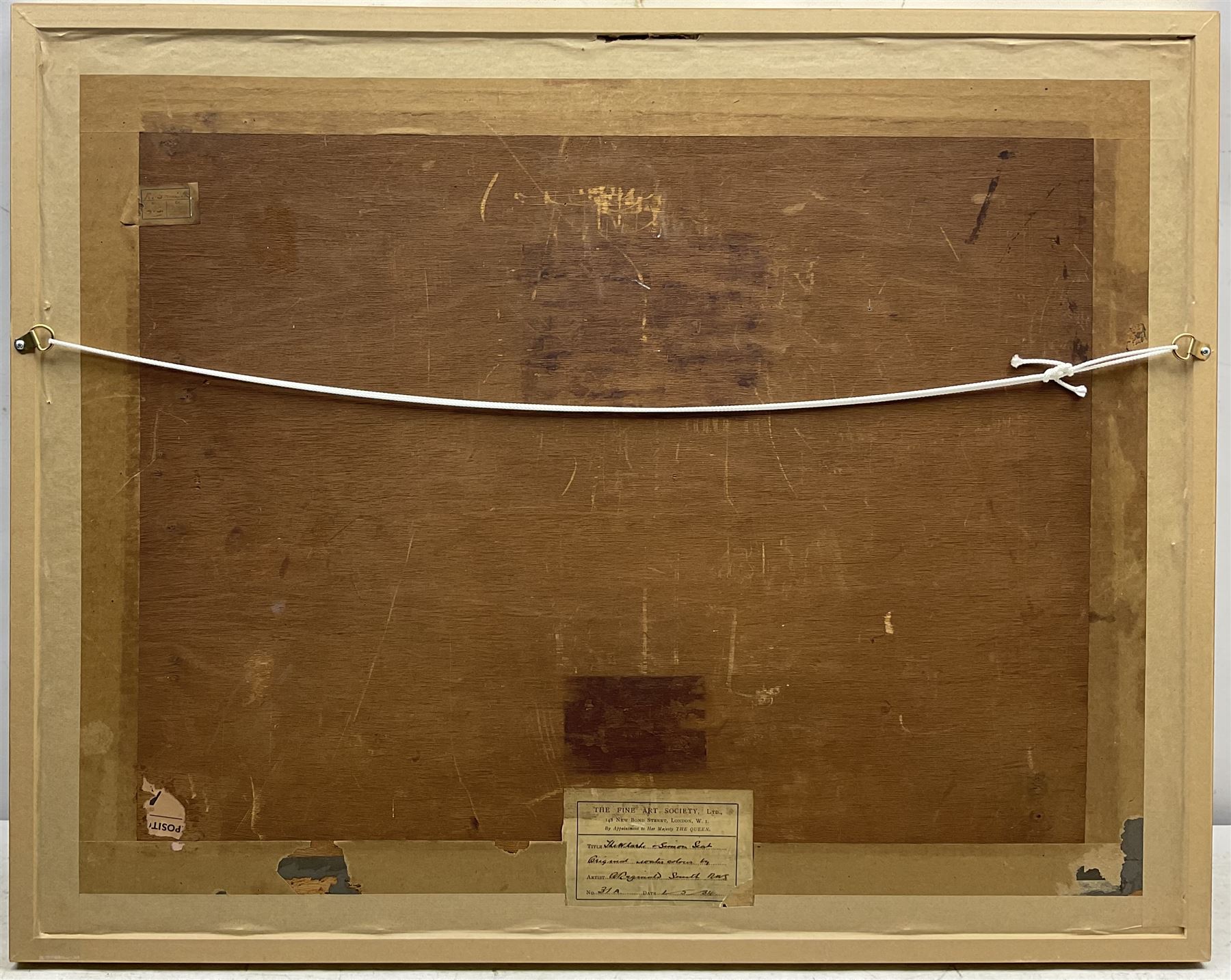 Arthur Reginald Smith (British 1872-1934): 'The Wharfe and Simon's Seat', watercolour signed, titled on exhibition label verso 36cm x 54cm 
Provenance: exh. The Fine Art Society London, May 1934, label verso