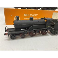 ‘00’ gauge - two kit built steam locomotive and tenders comprising Class K2 2-6-0 no.61763 finished in BR black with Nu-Cast box; Class D2 4-4-0 no.62172 finished in BR black (2) 