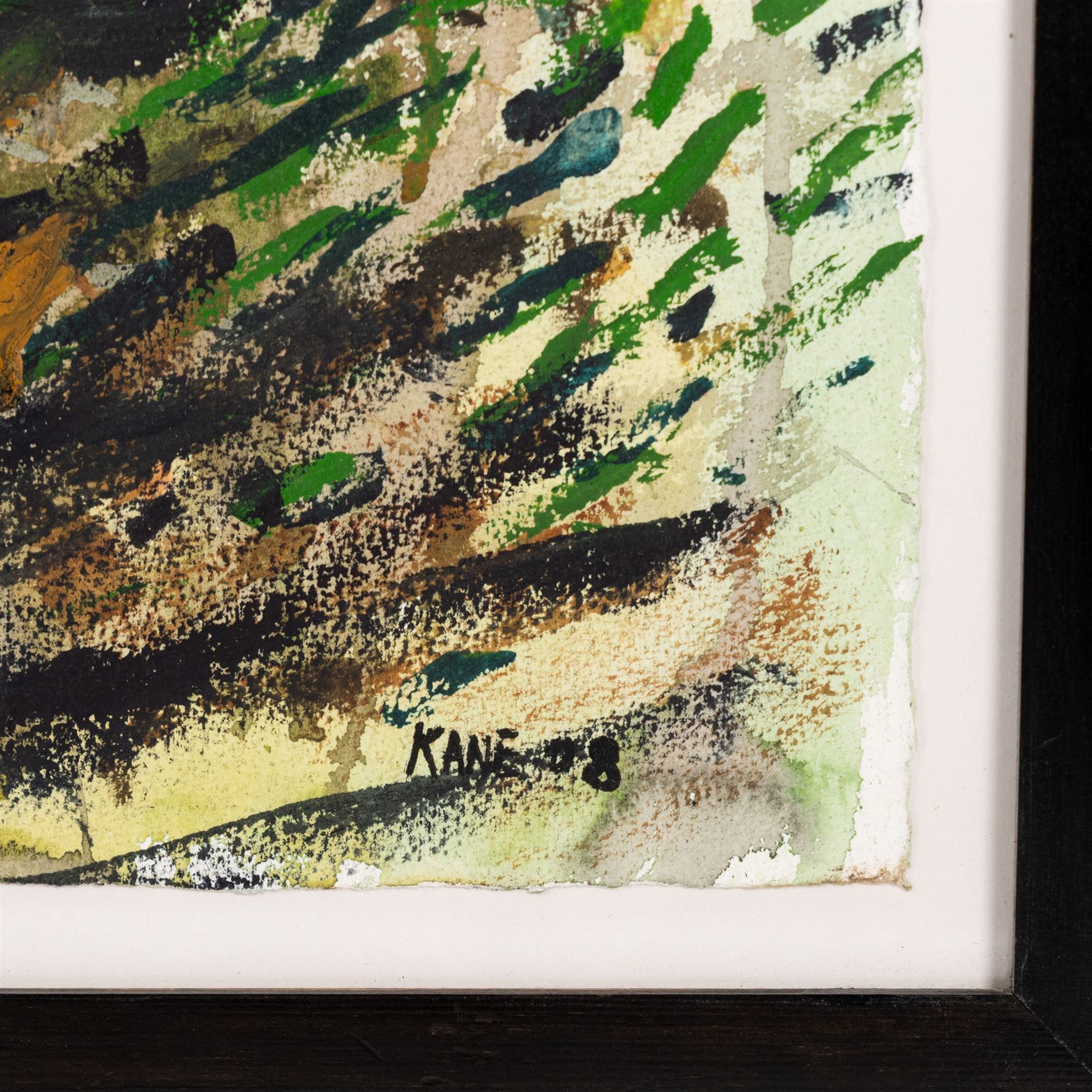Kane Cunningham (British 1961-): 'Mulgrave Woods', watercolour signed and dated '08, titled verso 74cm x 105cm 