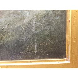 William Adolphus Knell (British 1801-1875): Ship in Distress with the Lifeboat and Steam Tug Arriving, oil on canvas signed 50cm x 80cm