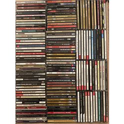 A large collection of mostly Jazz CD's including Fats Waller, Eddie Calvert, Harry James, Ella Fitzgerald, Wood Herman, Frank Sinatra and other music four boxes (400+)