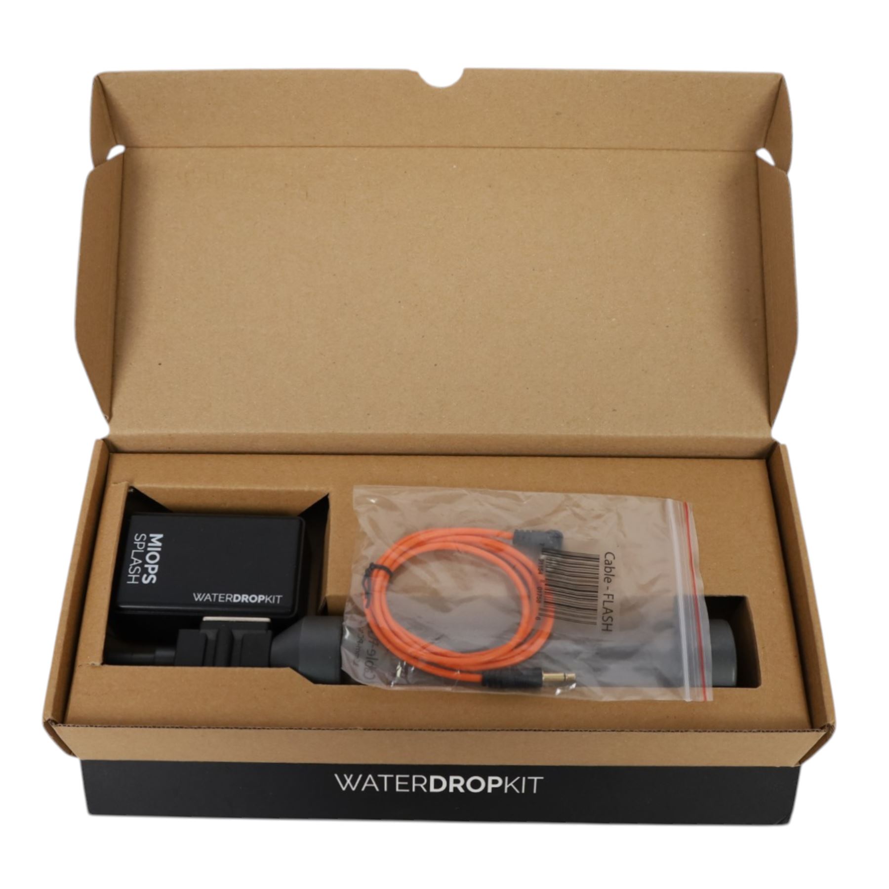 Miops Splash Water Drop Kit and Holder Kit, both boxed, together with a Miops camera trigger and a Gossen Digipro F exposure metre