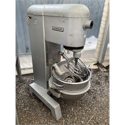 Hobart H401 40qt 3 phase commercial mixer, with whisks, bowl and accessories - THIS LOT IS TO BE COLLECTED BY APPOINTMENT FROM DUGGLEBY STORAGE, GREAT HILL, EASTFIELD, SCARBOROUGH, YO11 3TX