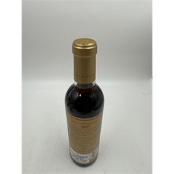Mixed dessert wine; comprising Chateau Laville 2003 Sauternes, Essensia 2000, California Orange Muscat, Cadillac, 2005 Cuvee Particuliere, all 37.5cl various proof (3)  