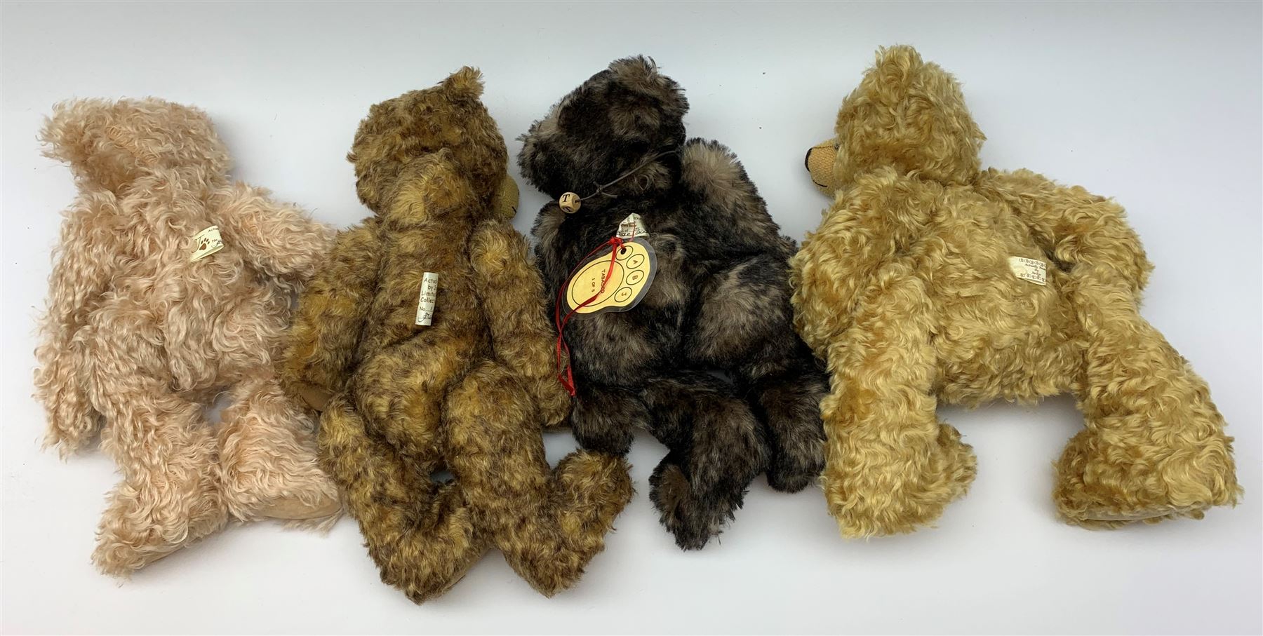 Three modern ABJ (Actually Bears by Jackie) limited edition teddy bears - 'Benjamin' No.1/1 H15