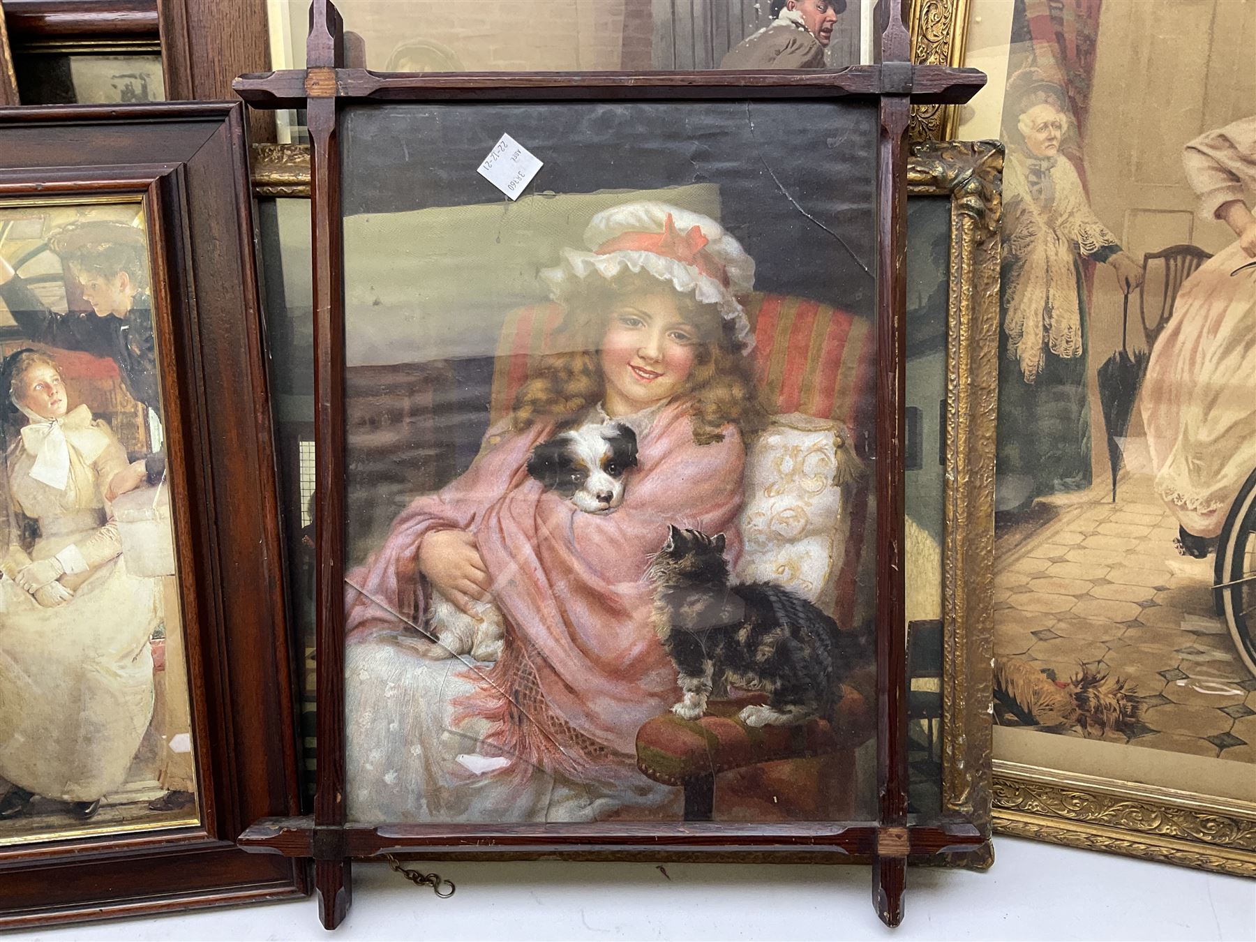 After Charles Haigh Wood 'To be or not to be' colour print, together with collection of early 20th Century prints (10) 