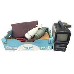 Alba TR10 Portable black and white TV wi