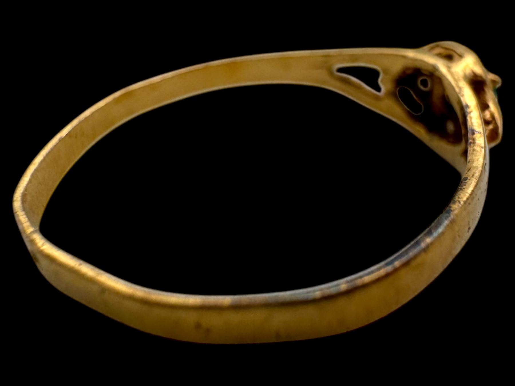 Two 18ct gold stone set rings