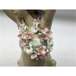 Two Lladro figures, comprising Momi no 1529 and Mahlia no 1531, both with original boxes, both year issued 1987, year retired 1989, largest example H29cm