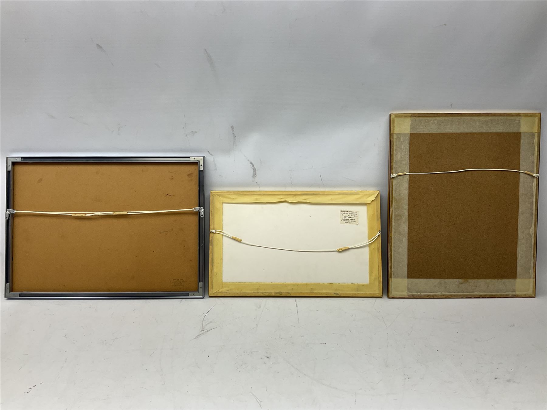 Italian school (20th century); Venetian Gondolier Scene, watercolor unsigned, together with colour print after Josepha Reynolds and black and white print of St.Hilda's Hartlepool (3)