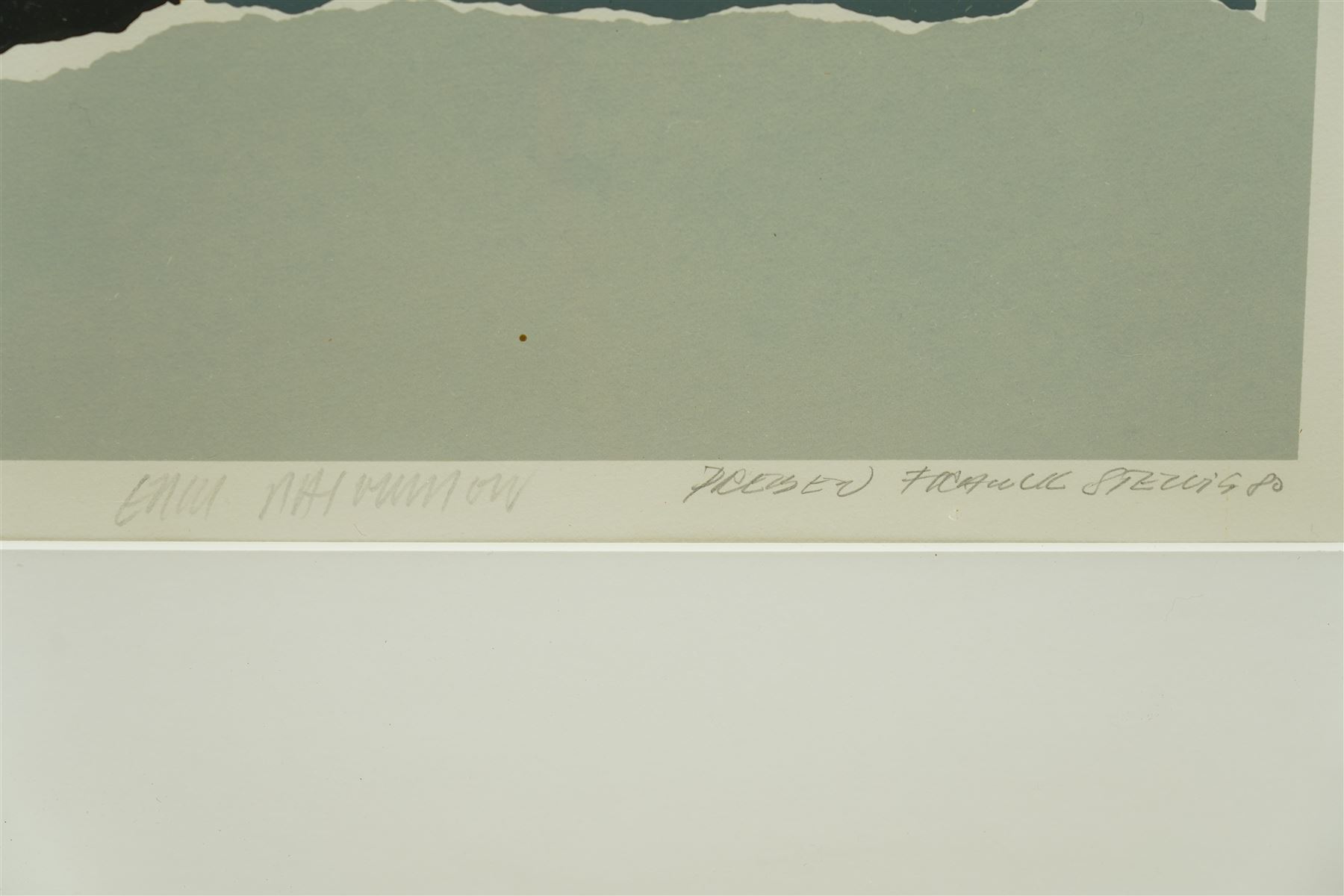 Preben Franck Stelvig (Danish 1942-2021): 'Stormens Sol-Torso', limited edition lithograph in colours signed inscribed numbered and dated '80 in pencil 51cm x 43cm