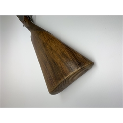 Spanish Victor Sarasqueta Eibar 12-bore sidelock ejector side-by-side double barrel shotgun with walnut stock and 71cm barrels No.218961, L115cm overall SHOTGUN CERTIFICATE REQUIRED