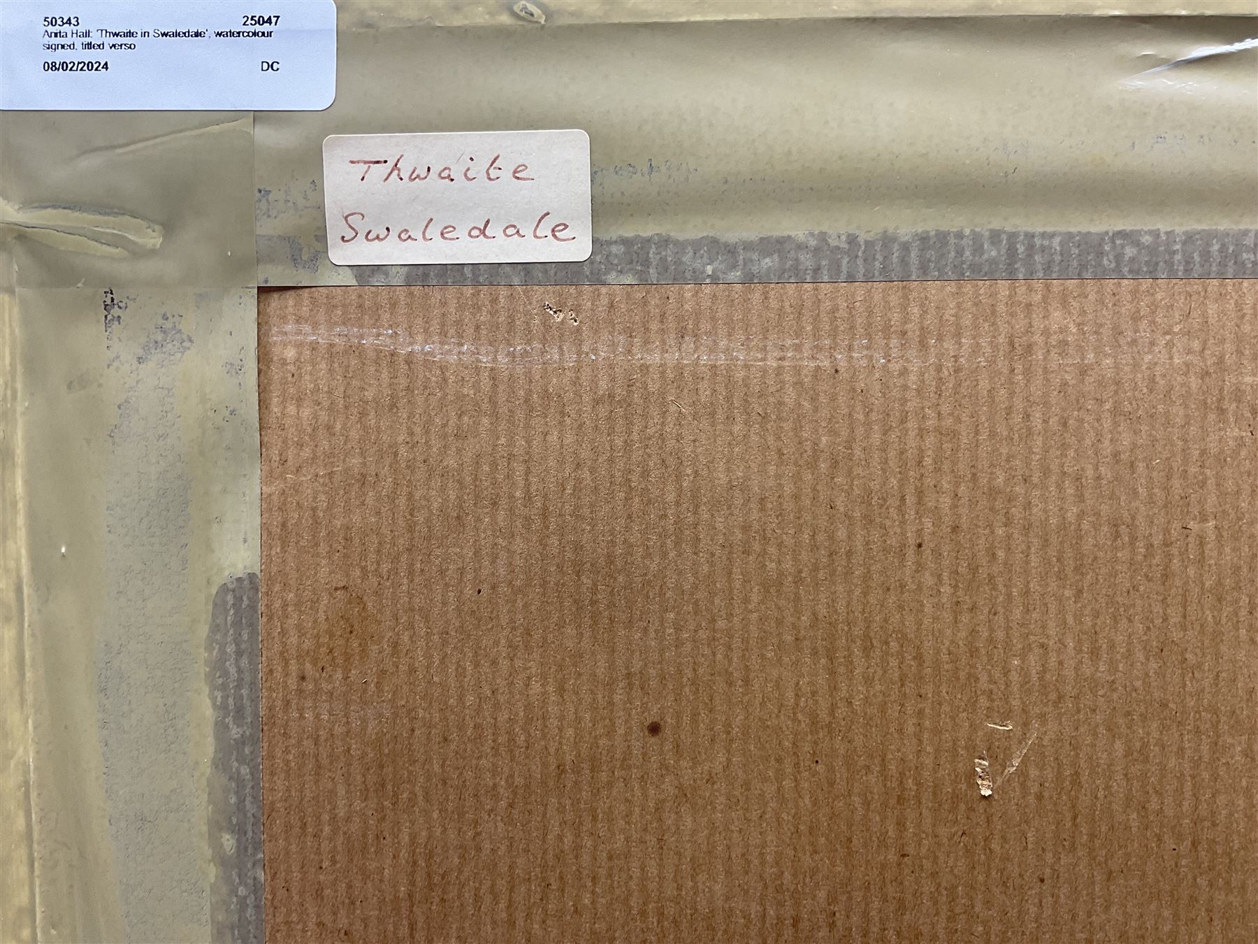 Anita Hall (British 20th Century): 'Thwaite in Swaledale', watercolour signed, titled verso