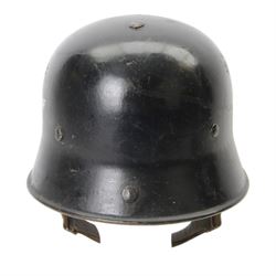 Third Reich M34 German fire helmet, with NSKK decal, complete with lining and chinstrap
