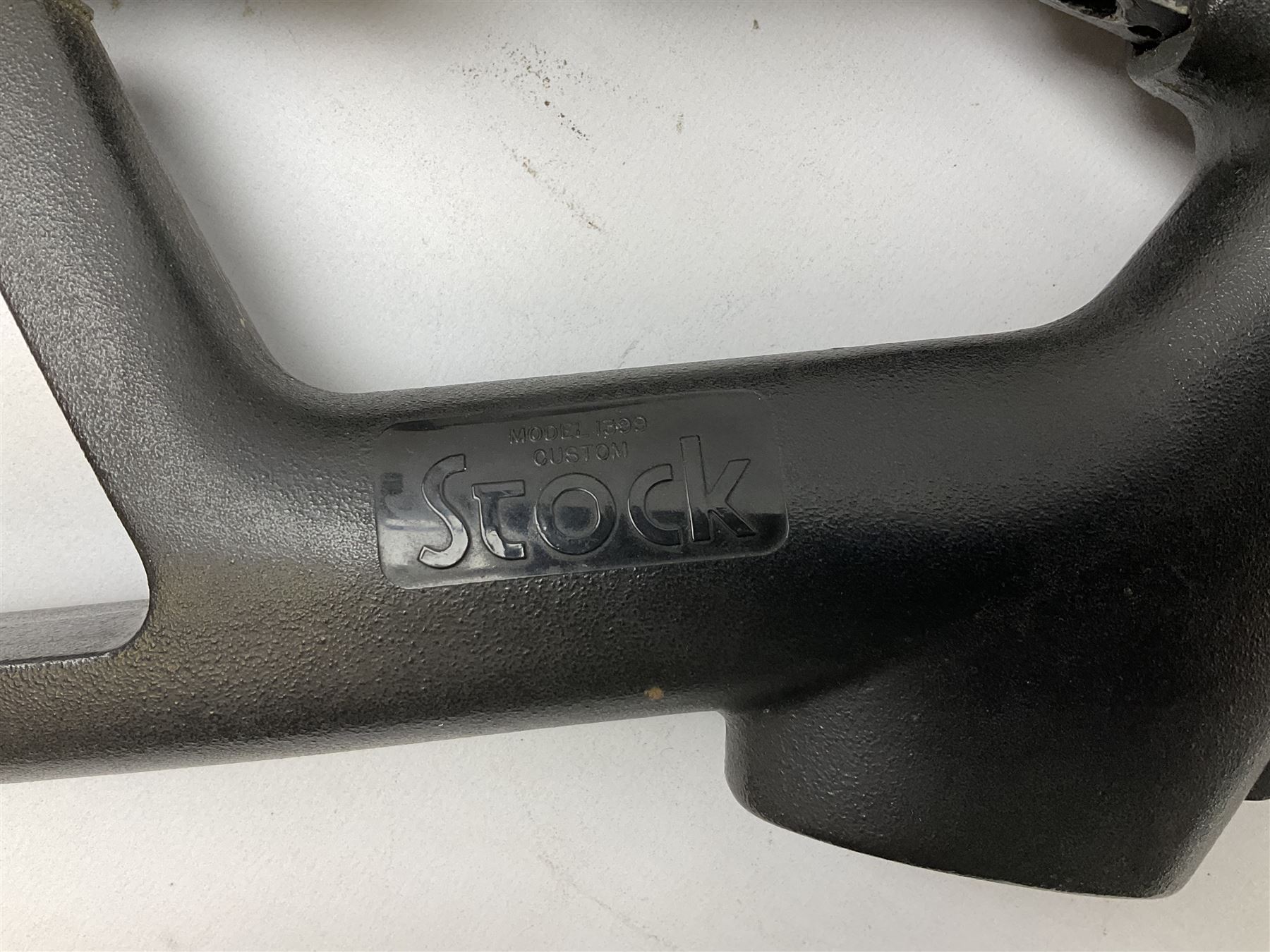 Crosman .22 air rifle with gas cylinder, model AS2250, with bolt action, skeleton stock, moderator and Hawke 4x32 telescopic sight with infra red facility, serial no.803B11493, L88.5cm