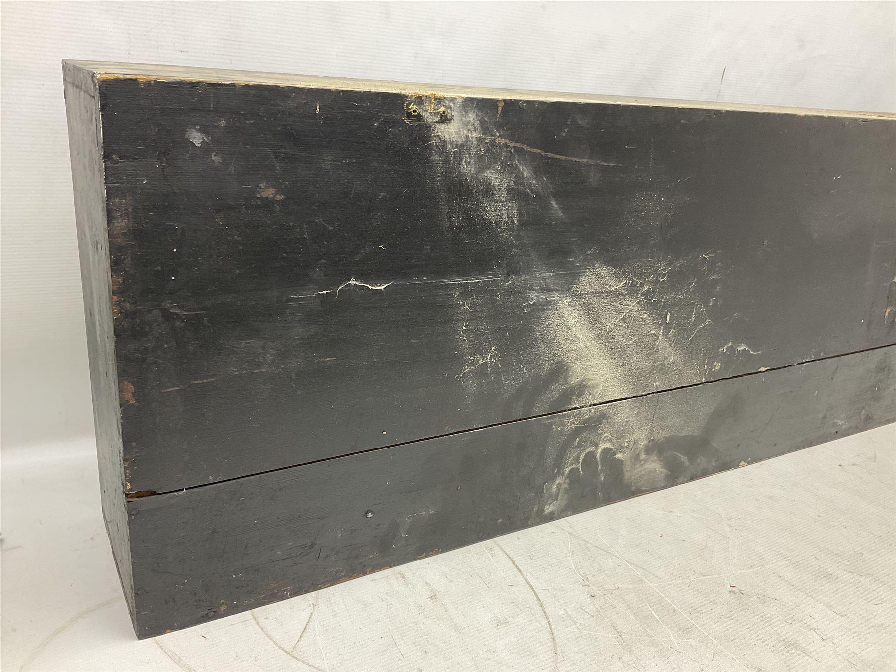 Taxidermy: Cased Northern Pike (Esox lucius), a large preserved skin mount set within a rocky river bed,  encased within a single pane display case, H41cm, L122cm