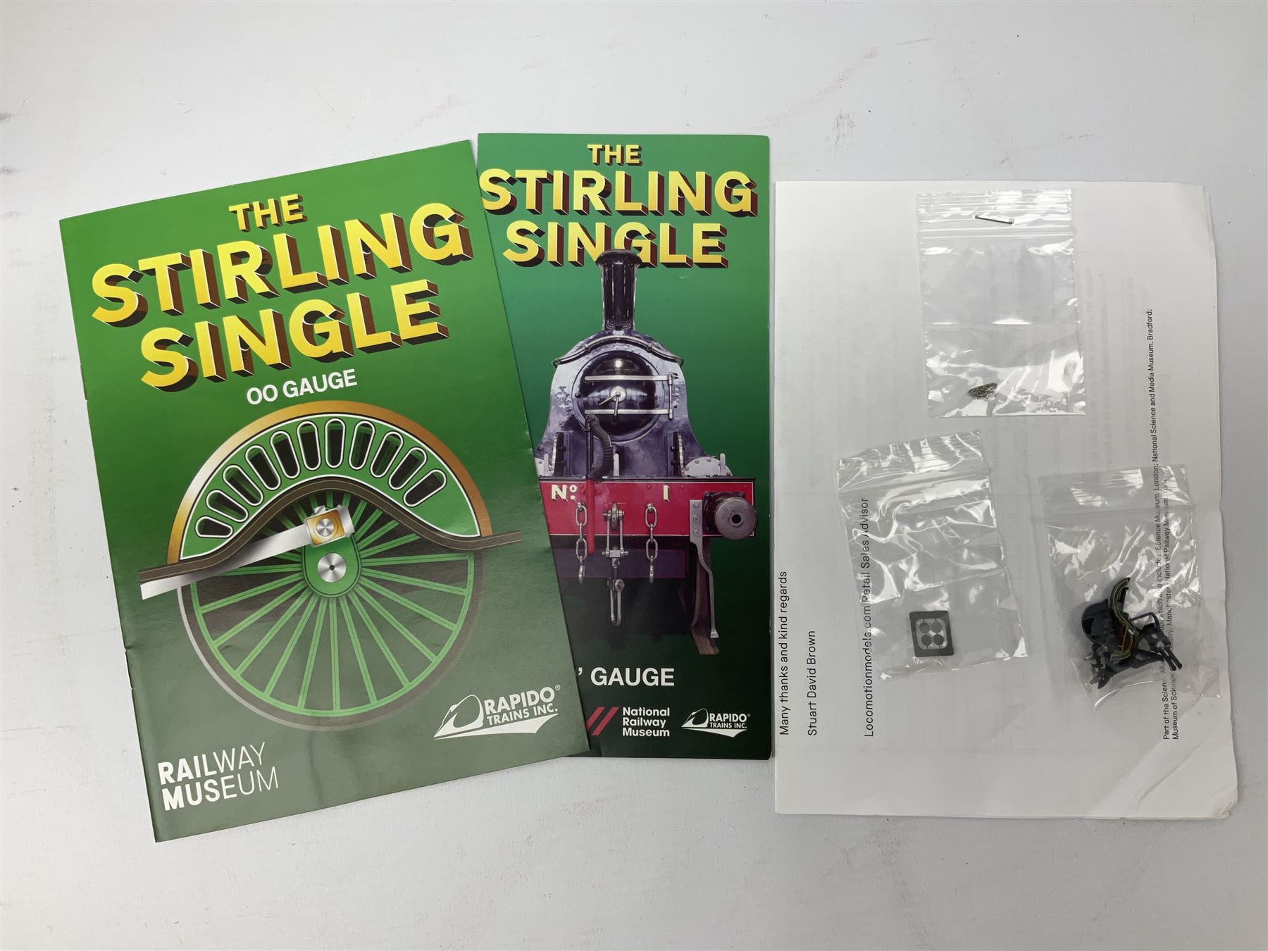 Rapido Trains Railway Museum '00' gauge' - GNR Stirling Single No. 1 locomotive, DCC ready 