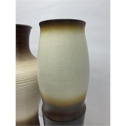 Ditmar Urbach Nora vase, together with another similar vase, Nora vase H64cm