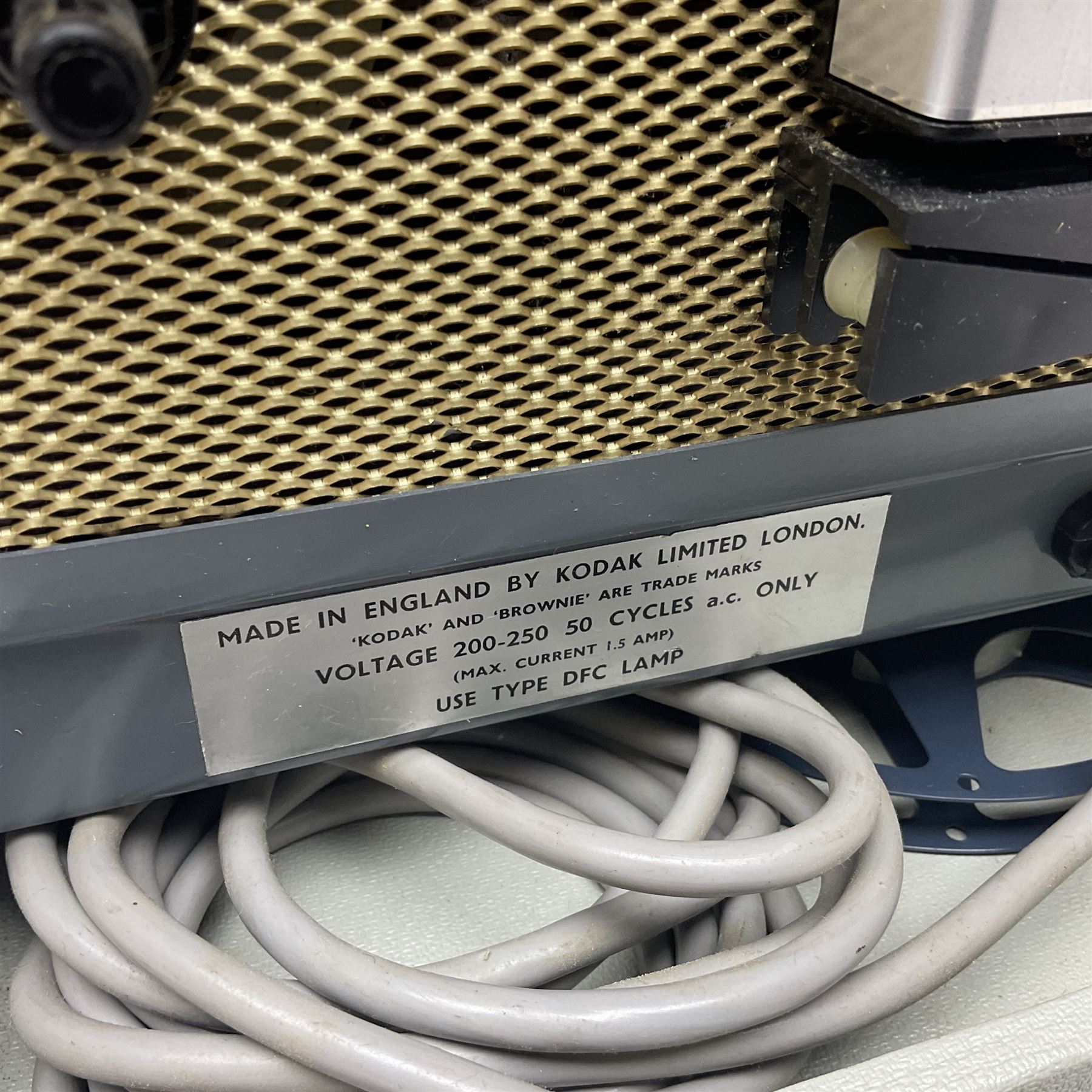 Bolex Paillard P3 Zoom Reflex camera body, serial no 38090, with 'B te S.G.D.G Som Berthiot Pan-Cinor 1:1.9 f=8a 40' lens, serial no. 40251438 in case, Kodak Brownie movie camera, Kodak model 2 Brownie movie camera and a Kodak 8 Movie Projector A-15G and other camera equipment 