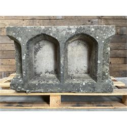 18th century carved sttone balustrade section