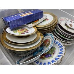 Large collection of ceramics, to include Regal ceramics eggs, Grafton tea trio, Lurpak toast rack, butter dish and egg cups, etc in three boxes 