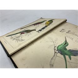 Goldsmith, Oliver; A History of the Earth and Animated Nature, 2 volumes, pub. Fullarton, Edinburgh and London, illustrated with coloured plates, cloth and leather bound with marbled edges (2)