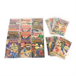 Marvel Silver Age 'Fantastic Four' comic books, spanning years 1965-1968, comprising a con...
