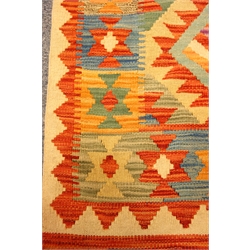  Vegetable dye Choki Kilim runner rug, 193cm x 65cm  