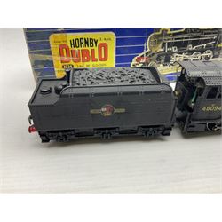 Hornby Dublo - 3-rail Class 8F 2-8-0 locomotive No.48094 in BR black with instructions; in original box