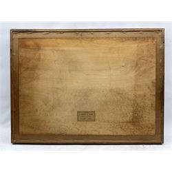 Allan Peel Tankard (British 1897-1964): London Street Scenes, set of three ink and watercolours signed and dated 1953, in matching frames, max 37cm x 55cm (3)