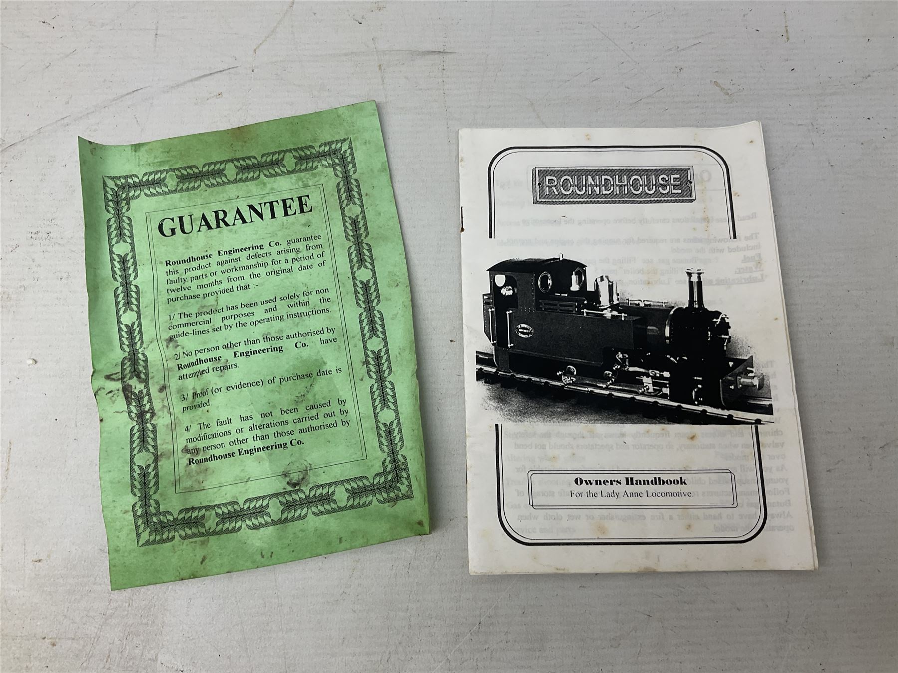 Roundhouse G scale, gauge 1 0-6-0, live steam tank locomotive ‘Lady Anne’, in crimson, black and brass livery, unboxed, together with a Futaba digital proportional radio control system