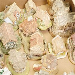 Thirty five Lilliput Lane model cottages, to include 'Shropshire Cottage' 'Milestone Cottage' 'Cosy Corner' etc