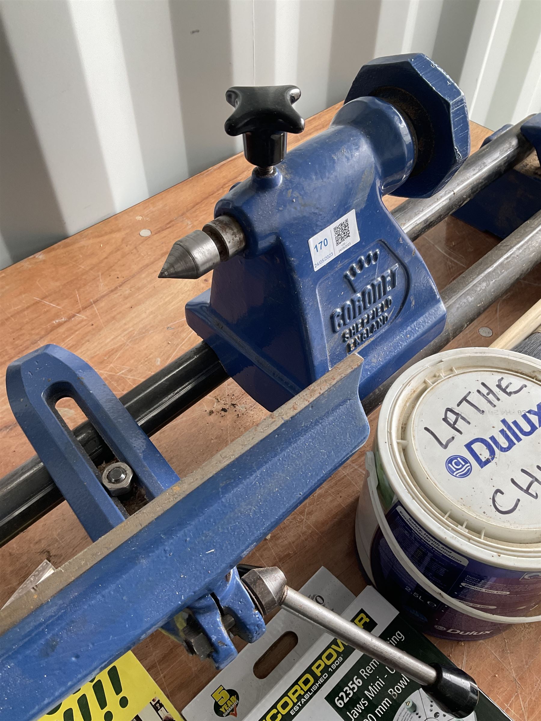 Record Model No 0 woodworking lathe with accessories  - THIS LOT IS TO BE COLLECTED BY APPOINTMENT FROM DUGGLEBY STORAGE, GREAT HILL, EASTFIELD, SCARBOROUGH, YO11 3TX