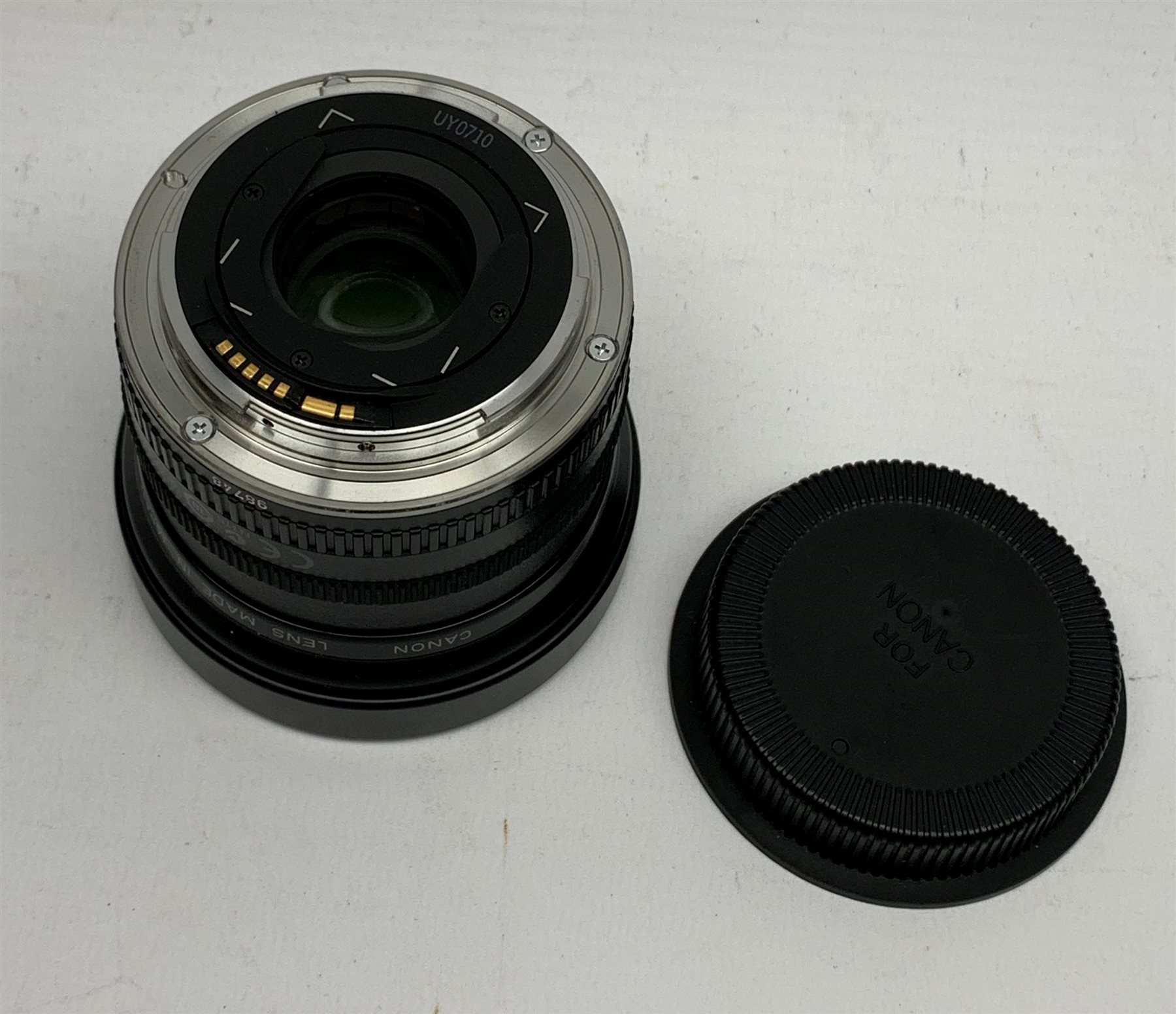 Canon camera lens 'Canon Fisheye Lens EF 15mm 1:28' 