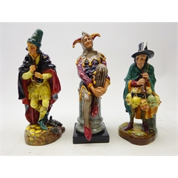  Three Royal Doulton figures: The Pied Piper HN 2102, The Mask Seller HN 2103 and The Jester HN 2016 (3)  