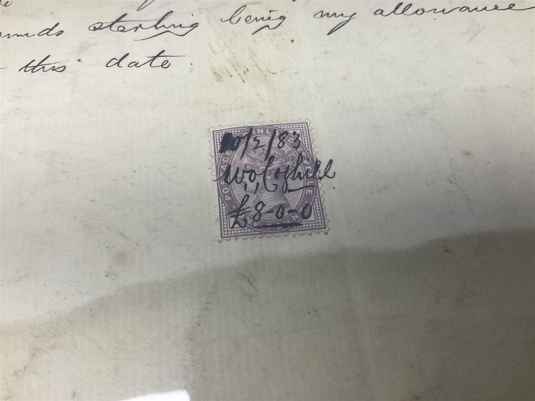 Postal history and ephemera including Victorian letters and receipts many with one penny lilac
