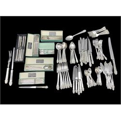 Gee & Holmes Ltd Elizabethan pattern part canteen of silver plated cutlery, stamped GH Heritage Plate