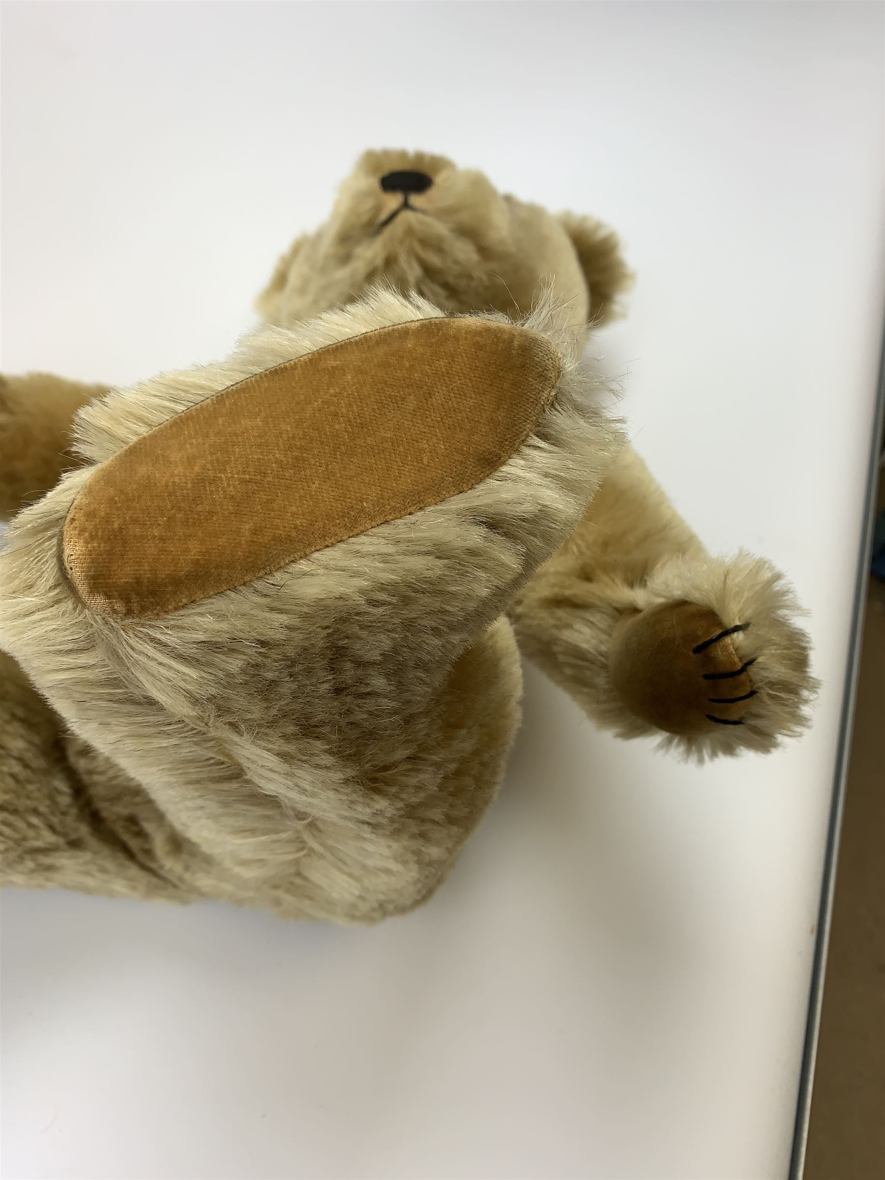 Chiltern Hugmee large teddy bear c1950s with kapok filled long-plush ...