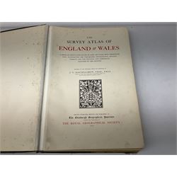 J G Bartholomew, The Survey ATlas of England & Wales, 1903 