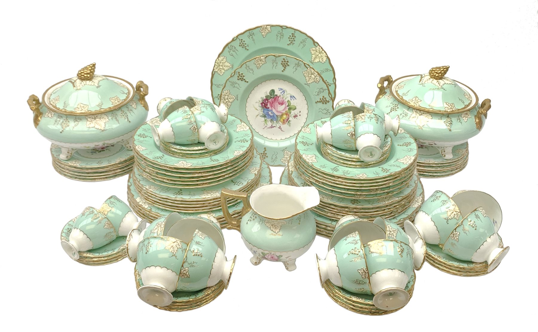 Royal Crown Derby bone china Vine pattern dinner and tea wares