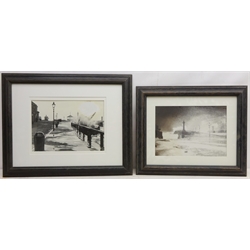  Whitby Scenes, four photographic prints including after Frank Meadow Sutcliffe (British 1853-1941) max 38cm x 48cm in matching frames (4)  