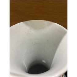 Chinese Qing Dynasty famille rose baluster vase decorated with bats, peaches etc with Tongzhi marks H40cm