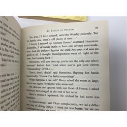 Harry Potter and the Half-Blood Prince hardback first edition, with printing error on page 99, together with Harry Potter and the Order of the Phoenix hardback first edition and four Harry Potter paperback books