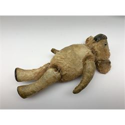 Three 1950s animals comprising unusual hide koala bear with traces of original fur, swivel jointed head, glass eyes and jointed limbs H16
